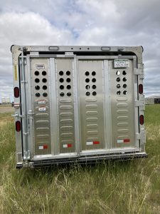 Tandem 8,000 lbs Torsion Axles ST215/75 R17.5(M) 16 Ply Tires on 17.5 X 6.75 Steel Rims. Locking Tack Room with Four Removable Saddle Racks, Bridle Hooks, and Blanket Bar. One Fixed Divide Gate. 52" Roadside Door perfect for side-loading a four wheeler. Six Inside Tie Loops. Four Outside Tie Loops Roadside.